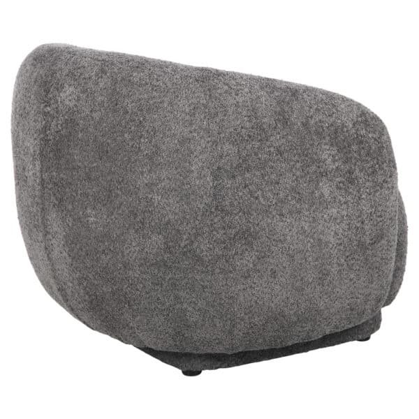 ΠΟΛΥΘΡΟΝΑ KARPEN HM9600.01 ΓΚΡΙ ΜΠΟΥΚΛΕ ΥΦΑΣΜΑ  93x87x78Υ εκ. - Image 5