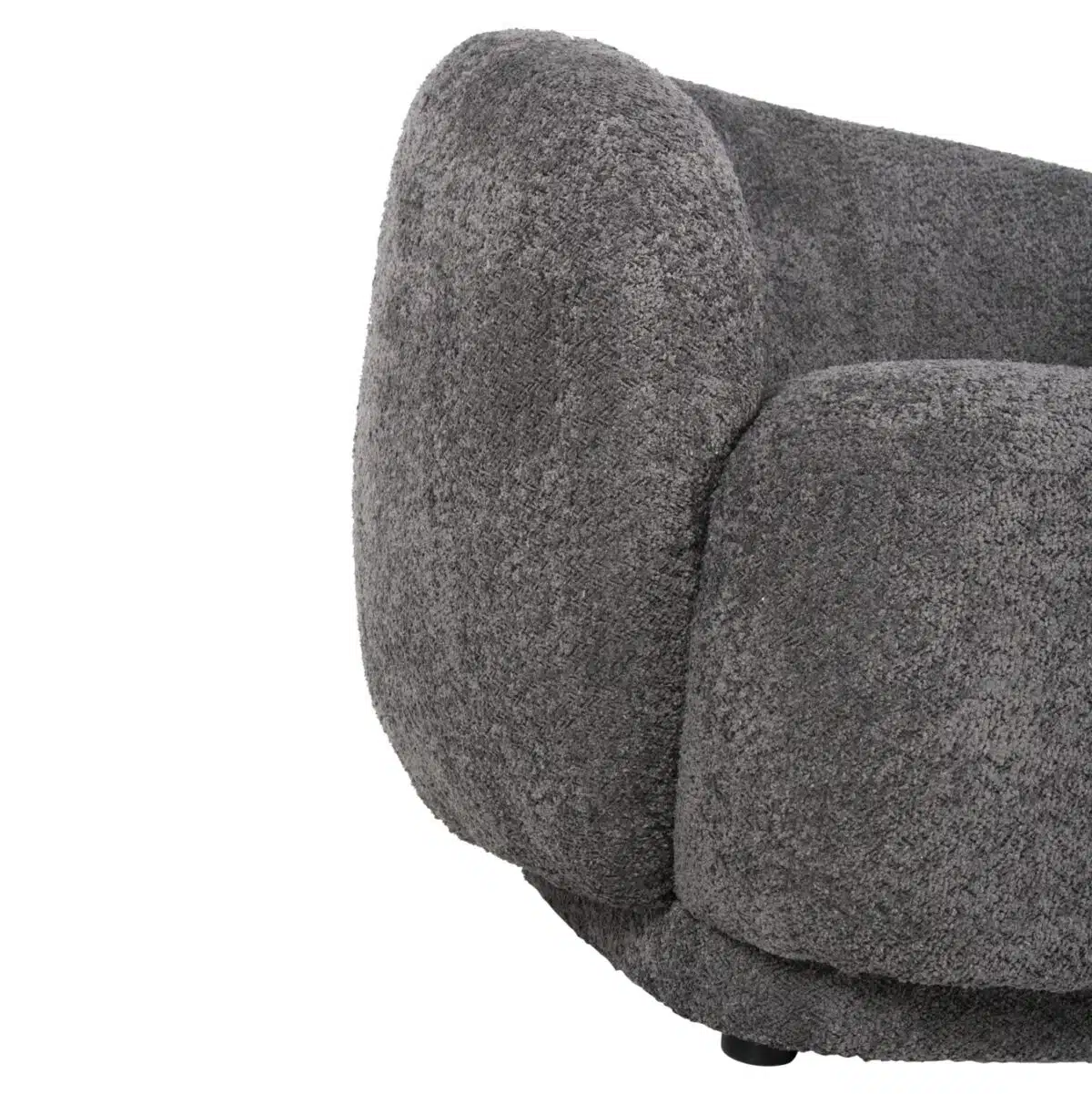 ΠΟΛΥΘΡΟΝΑ KARPEN HM9600.01 ΓΚΡΙ ΜΠΟΥΚΛΕ ΥΦΑΣΜΑ  93x87x78Υ εκ. - Image 9
