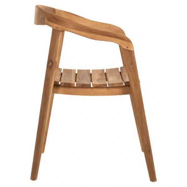 ΠΟΛΥΘΡΟΝΑ DEUS HM9621 ΞΥΛΟ TEAK 54x56x76Yεκ. - Image 4