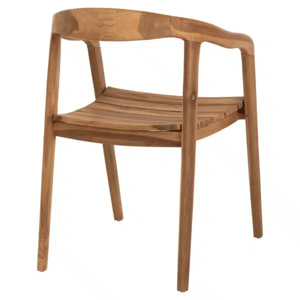 ΠΟΛΥΘΡΟΝΑ DEUS HM9621 ΞΥΛΟ TEAK 54x56x76Yεκ. - Image 6