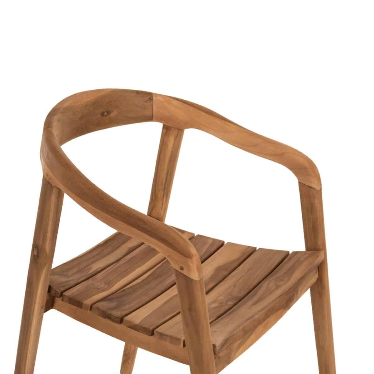 ΠΟΛΥΘΡΟΝΑ DEUS HM9621 ΞΥΛΟ TEAK 54x56x76Yεκ. - Image 7