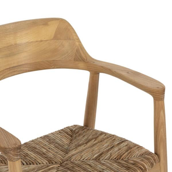 ΠΟΛΥΘΡΟΝΑ KINGSLEY HM9634.01 ΞΥΛΟ SUNGKAI & ΨΑΘΑ ΣΕ ΦΥΣΙΚΟ ΧΡΩΜΑ 57,5x54x80Yεκ. - Image 7