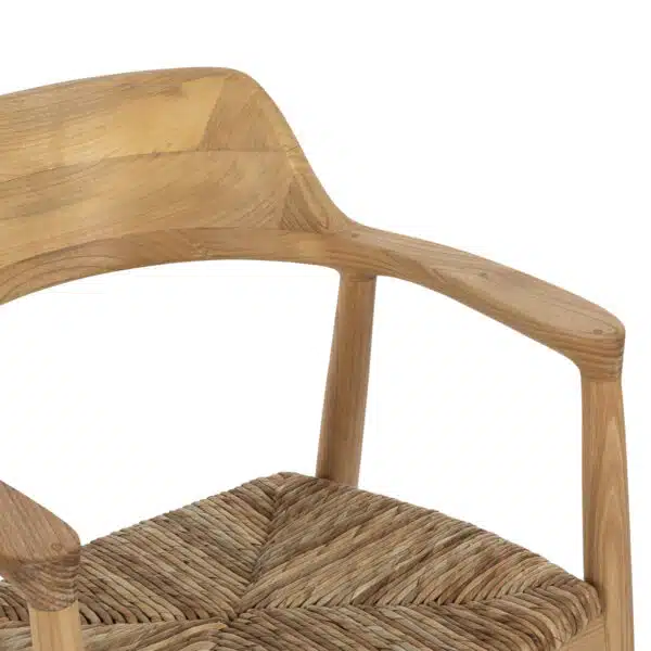 ΠΟΛΥΘΡΟΝΑ KINGSLEY HM9634.01 ΞΥΛΟ SUNGKAI & ΨΑΘΑ ΣΕ ΦΥΣΙΚΟ ΧΡΩΜΑ 57,5x54x80Yεκ. - Image 7