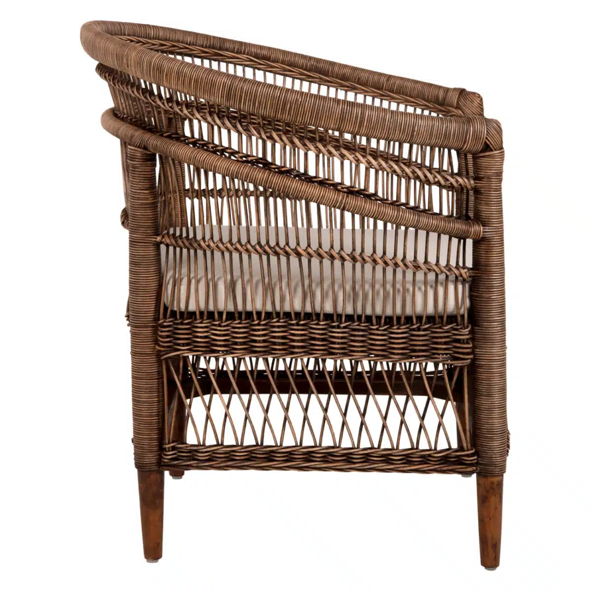 ΠΟΛΥΘΡΟΝΑ MALAWI HM9635.01 ΞΥΛΟ ΜΑΟΝΙ ΜΕ RATTAN ΚΑΦΕ-ΛΕΥΚΟ ΜΑΞΙΛΑΡΙ 80x70x86Υεκ. - Image 4