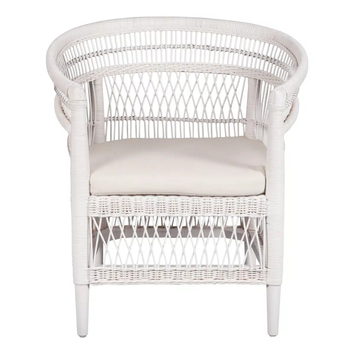 ΠΟΛΥΘΡΟΝΑ MALAWI HM9635.02 ΞΥΛΟ ΜΑΟΝΙ ΜΕ RATTAN ΛΕΥΚΟ-ΛΕΥΚΟ ΜΑΞΙΛΑΡΙ 80x70x86Υεκ. - Image 3