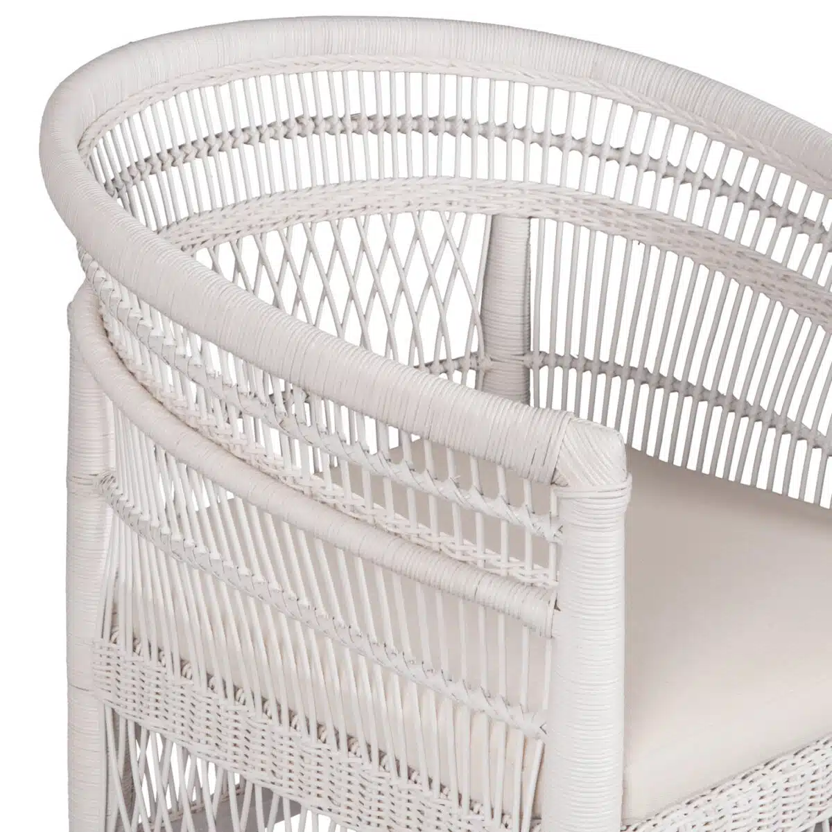 ΠΟΛΥΘΡΟΝΑ MALAWI HM9635.02 ΞΥΛΟ ΜΑΟΝΙ ΜΕ RATTAN ΛΕΥΚΟ-ΛΕΥΚΟ ΜΑΞΙΛΑΡΙ 80x70x86Υεκ. - Image 7