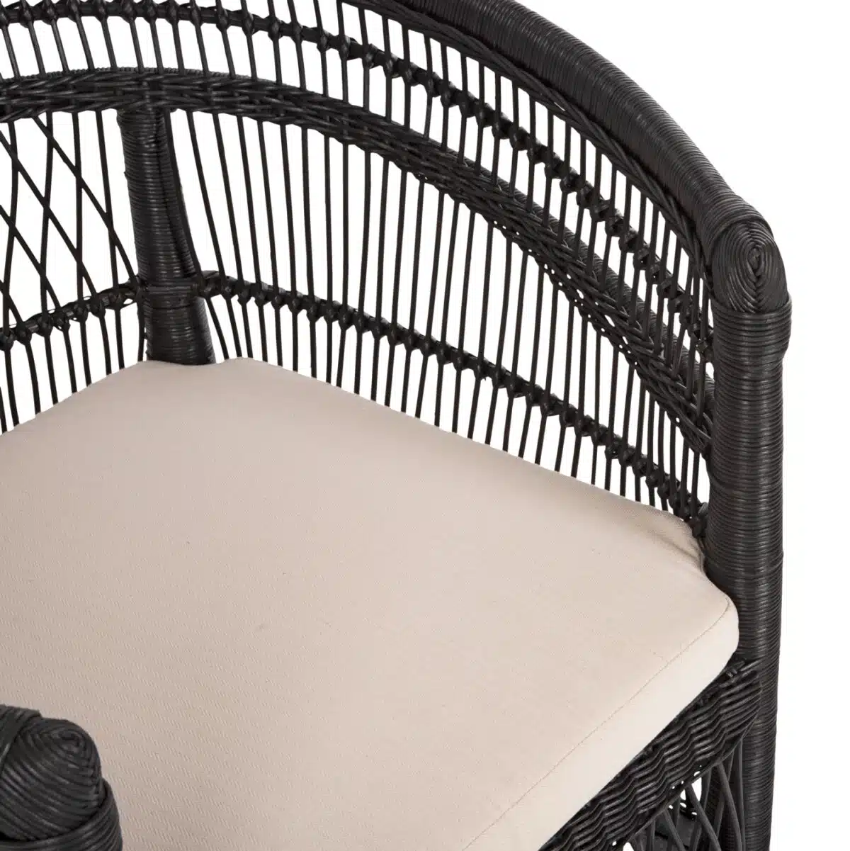 ΠΟΛΥΘΡΟΝΑ MALAWI HM9635.03 ΞΥΛΟ ΜΑΟΝΙ ΜΕ RATTAN ΜΑΥΡΟ-ΛΕΥΚΟ ΜΑΞΙΛΑΡΙ 80x70x86Υεκ. - Image 9