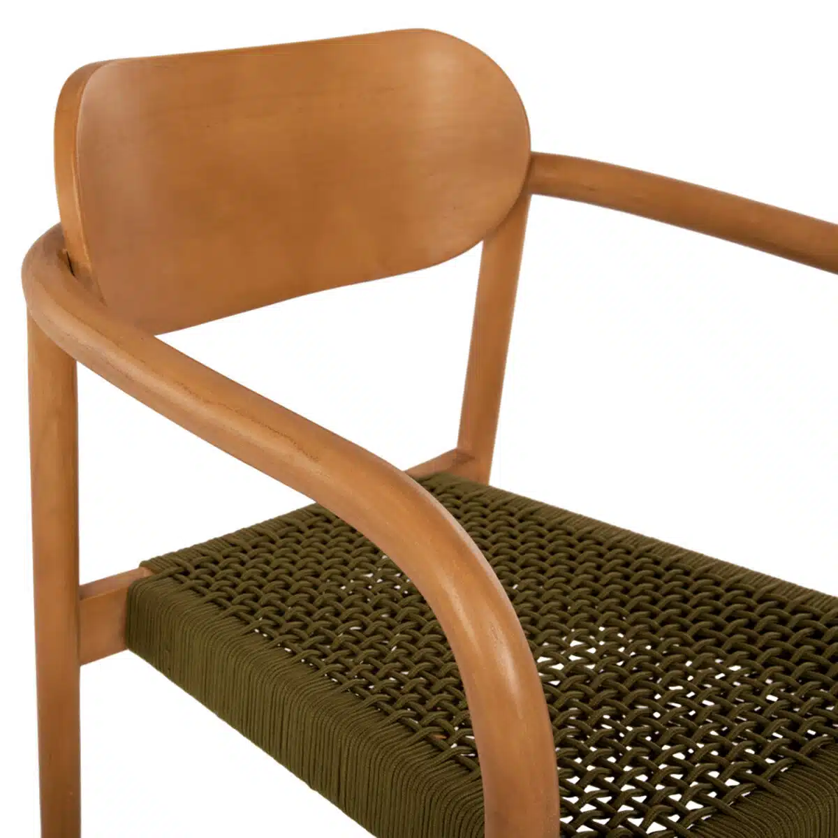 ΠΟΛΥΘΡΟΝΑ OSLO HM9636.05 ΞΥΛΟ TEAK ΦΥΣΙΚΟ & ΠΡΑΣΙΝΟ ΣΧΟΙΝΙ 55x54x80Yεκ. - Image 8