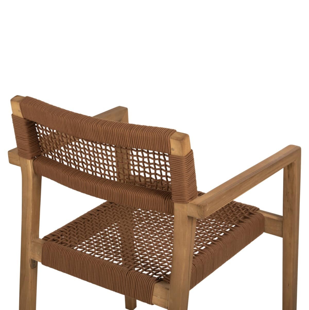 ΠΟΛΥΘΡΟΝΑ CHARLOTTE HM9637.01 ΞΥΛΟ TEAK ΦΥΣΙΚΟ & ΚΑΦΕ ΣΧΟΙΝΙ 59x54x83Y εκ. - Image 10