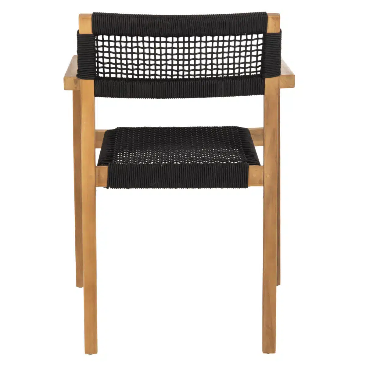 ΠΟΛΥΘΡΟΝΑ CHARLOTTE HM9637.02 ΞΥΛΟ TEAK ΦΥΣΙΚΟ & ΜΑΥΡΟ ΣΧΟΙΝΙ 59x54x83Y εκ. - Image 6