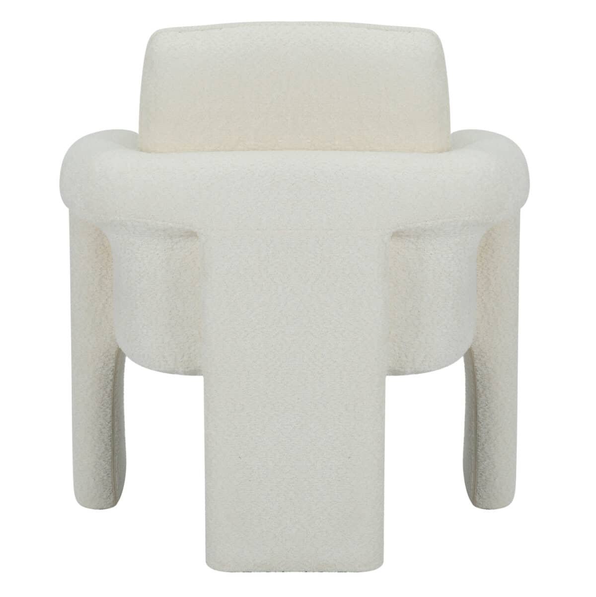 ΠΟΛΥΘΡΟΝΑ CRUSHER HM9681.04 ΛΕΥΚΟ ΜΠΟΥΚΛΕ ΥΦΑΣΜΑ-ΜΕΤΑΛΛΙΚΟΣ ΣΚΕΛΕΤΟΣ 82x78x87Υεκ. - Image 5