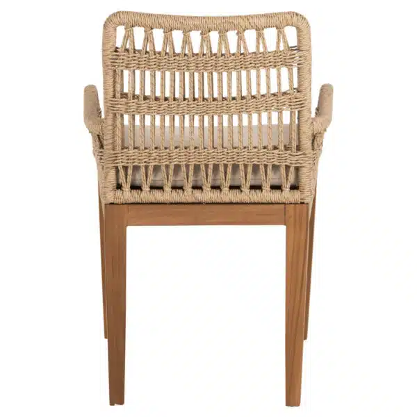 ΠΟΛΥΘΡΟΝΑ STARDOM HM9760.01 ΞΥΛΟ ΤΕΑΚ ΚΑΙ ΣΧΟΙΝΙ- ΦΥΣΙΚΟ ΧΡΩΜΑ 57x65x83Yεκ. - Image 6