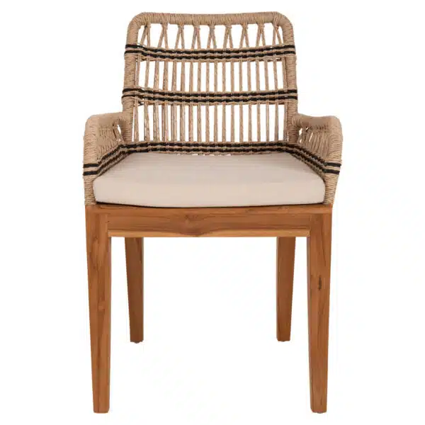 ΠΟΛΥΘΡΟΝΑ STARDOM HM9760.03 ΞΥΛΟ ΤΕΑΚ ΚΑΙ ΣΧΟΙΝΙ ΦΥΣΙΚΟ ΜΕ ΑΝΘΡΑΚΙ 57x65x83Yεκ. - Image 3