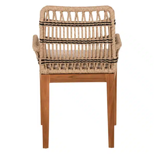 ΠΟΛΥΘΡΟΝΑ STARDOM HM9760.03 ΞΥΛΟ ΤΕΑΚ ΚΑΙ ΣΧΟΙΝΙ ΦΥΣΙΚΟ ΜΕ ΑΝΘΡΑΚΙ 57x65x83Yεκ. - Image 6