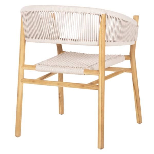 ΠΟΛΥΘΡΟΝΑ IRVING HM9763 ΞΥΛΟ ΤΕΑΚ ΣΕ ΦΥΣΙΚΟ ΧΡΩΜΑ ΜΕ ΜΠΕΖ ΣΧΟΙΝΙ 60x55x78Yεκ. - Image 5