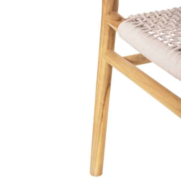 ΠΟΛΥΘΡΟΝΑ IRVING HM9763 ΞΥΛΟ ΤΕΑΚ ΣΕ ΦΥΣΙΚΟ ΧΡΩΜΑ ΜΕ ΜΠΕΖ ΣΧΟΙΝΙ 60x55x78Yεκ. - Image 10