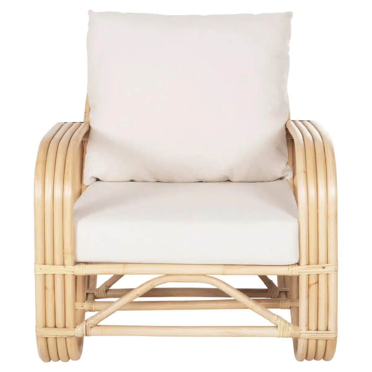 ΠΟΛΥΘΡΟΝΑ BARONESS HM9813 ΦΥΣΙΚΟ RATTAN ΚΑΙ ΛΕΥΚΑ ΜΑΞΙΛΑΡΙΑ 81x90x92Yεκ. - Image 3
