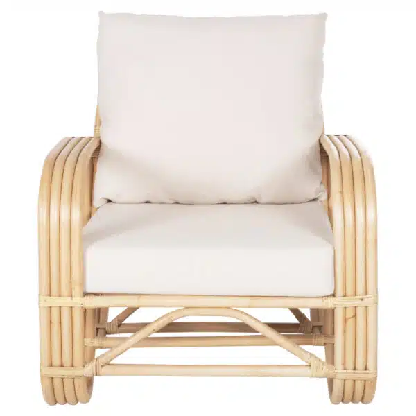 ΠΟΛΥΘΡΟΝΑ BARONESS HM9813 ΦΥΣΙΚΟ RATTAN ΚΑΙ ΛΕΥΚΑ ΜΑΞΙΛΑΡΙΑ 81x90x92Yεκ. - Image 3