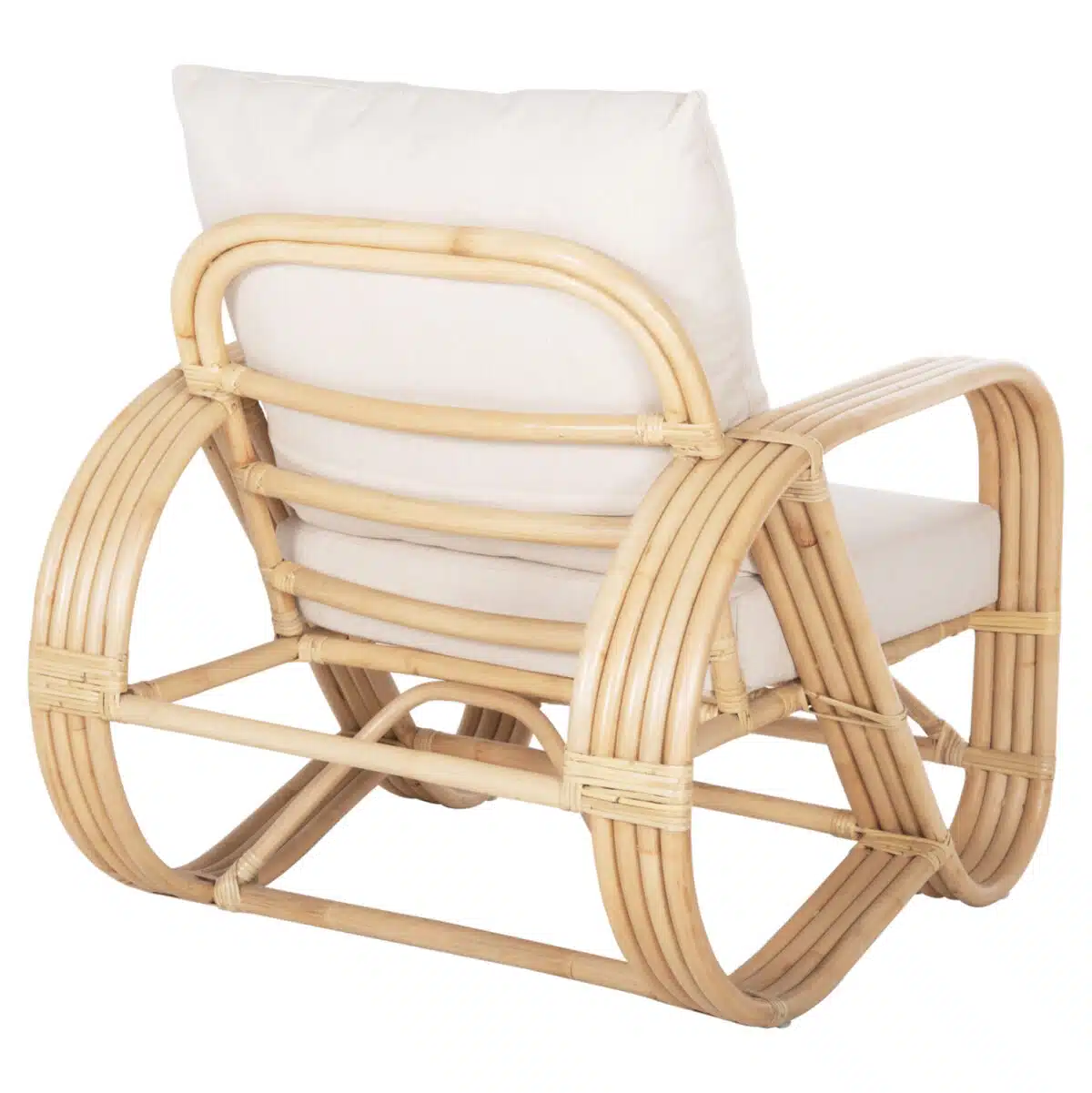 ΠΟΛΥΘΡΟΝΑ BARONESS HM9813 ΦΥΣΙΚΟ RATTAN ΚΑΙ ΛΕΥΚΑ ΜΑΞΙΛΑΡΙΑ 81x90x92Yεκ. - Image 5
