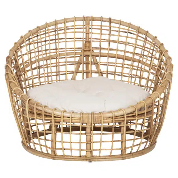 ΠΟΛΥΘΡΟΝΑ ENTO HM9814 RATTAN ΣΕ ΦΥΣΙΚΟ-ΜΠΕΖ ΜΑΞΙΛΑΡΙ 85x75x67Yεκ. - Image 3