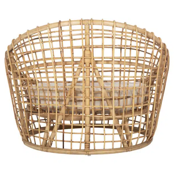 ΠΟΛΥΘΡΟΝΑ ENTO HM9814 RATTAN ΣΕ ΦΥΣΙΚΟ-ΜΠΕΖ ΜΑΞΙΛΑΡΙ 85x75x67Yεκ. - Image 6