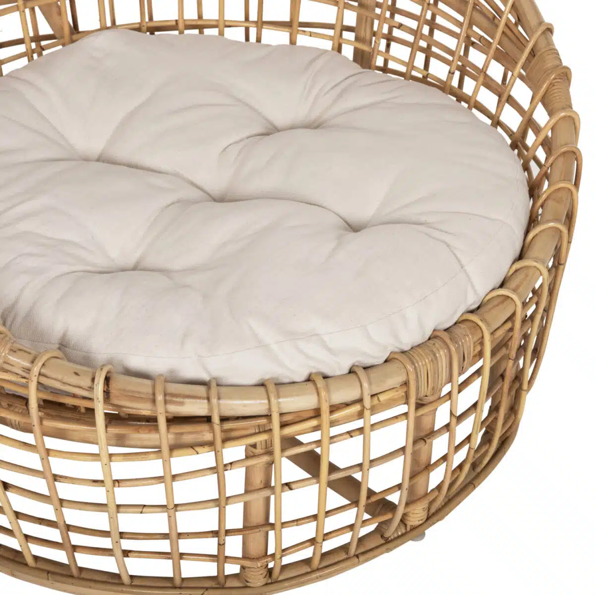 ΠΟΛΥΘΡΟΝΑ ENTO HM9814 RATTAN ΣΕ ΦΥΣΙΚΟ-ΜΠΕΖ ΜΑΞΙΛΑΡΙ 85x75x67Yεκ. - Image 7