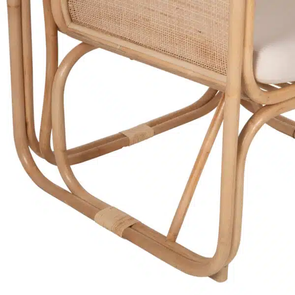 ΠΟΛΥΘΡΟΝΑ WENDY HM9816 RATTAN ΣΕ ΦΥΣΙΚΟ ΧΡΩΜΑ-ΛΕΥΚΑ ΜΑΞΙΛΑΡΙΑ 73x72x84Yεκ. - Image 8