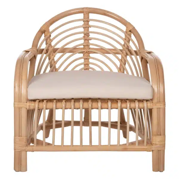 ΠΟΛΥΘΡΟΝΑ FEMUR HM9837 RATTAN ΣΕ ΦΥΣΙΚΟ- ΛΕΥΚΟ ΜΑΞΙΛΑΡΙ 72x66x75Υεκ. - Image 3