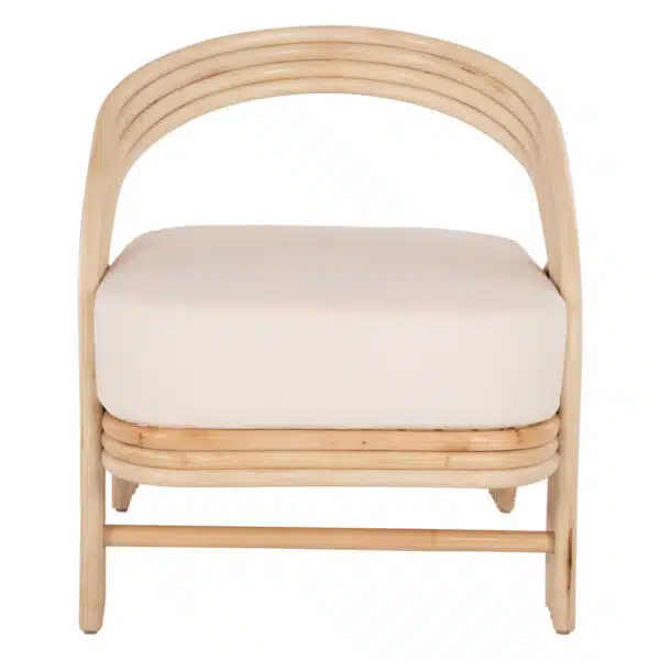 ΠΟΛΥΘΡΟΝΑ DONITA HM9838 RATTAN ΦΥΣΙΚΟ ΜΕ ΛΕΥΚΟ ΜΑΞΙΛΑΡΙ 67x74x78Υεκ. - Image 3