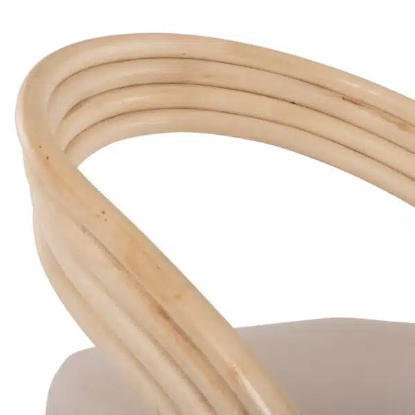 ΠΟΛΥΘΡΟΝΑ DONITA HM9838 RATTAN ΦΥΣΙΚΟ ΜΕ ΛΕΥΚΟ ΜΑΞΙΛΑΡΙ 67x74x78Υεκ. - Image 9