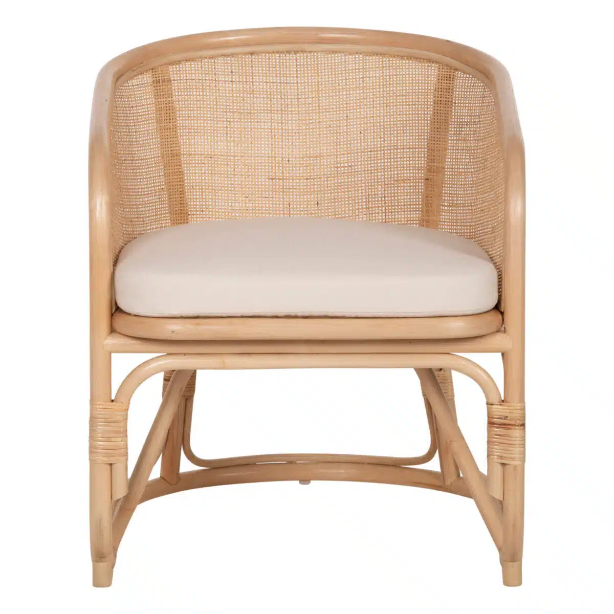 ΠΟΛΥΘΡΟΝΑ ΚΙΚΟ HM9839 RATTAN ΣΕ ΦΥΣΙΚΟ ΧΡΩΜΑ-ΛΕΥΚΟ ΜΑΞΙΛΑΡΙ 61x71x76Yεκ. - Image 3