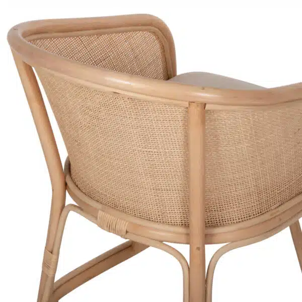 ΠΟΛΥΘΡΟΝΑ ΚΙΚΟ HM9839 RATTAN ΣΕ ΦΥΣΙΚΟ ΧΡΩΜΑ-ΛΕΥΚΟ ΜΑΞΙΛΑΡΙ 61x71x76Yεκ. - Image 8