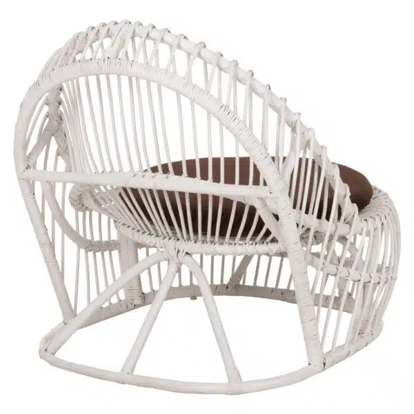 ΠΟΛΥΘΡΟΝΑ ENTROPY HM9840.02 RATTAN ΛΕΥΚΟ ΜΕ ΚΑΦΕ ΜΑΞΙΛΑΡΙ 80x97x85Υεκ. - Image 5