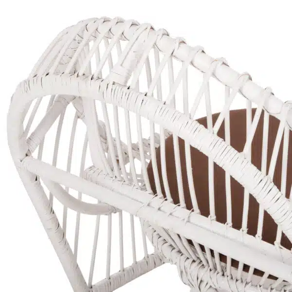 ΠΟΛΥΘΡΟΝΑ ENTROPY HM9840.02 RATTAN ΛΕΥΚΟ ΜΕ ΚΑΦΕ ΜΑΞΙΛΑΡΙ 80x97x85Υεκ. - Image 9