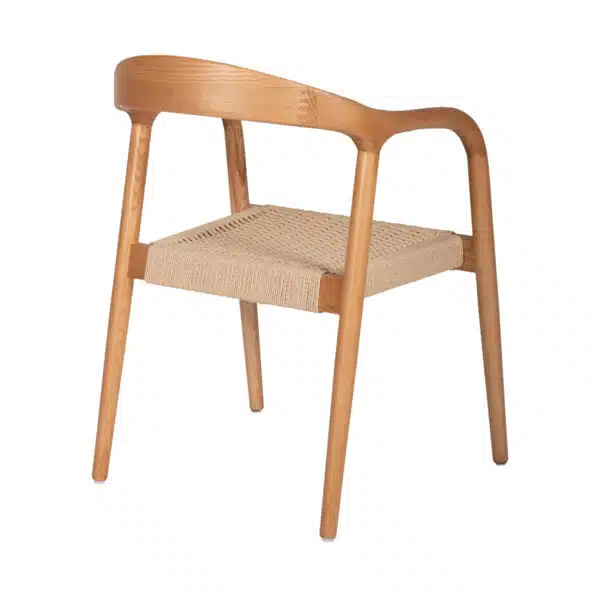 ΠΟΛΥΘΡΟΝΑ HM9874 ΞΥΛΟ ΦΡΑΞΙΝΟΣ ΚΑΙ PAPER ROPE 57x54x78Yεκ. - Image 5