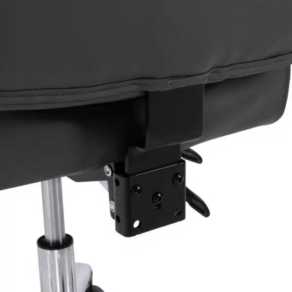 ΠΟΛΥΘΡΟΝΑ ΓΡΑΦΕΙΟΥ ΔΙΕΥΘΥΝΤΙΚΗ ΓΚΡΙ HM1057.20 ΜΕ ΠΤΥΣΣΟΜΕΝΟ ΥΠΟΠΟΔΙΟ 58x71x128Y εκ. - Image 6