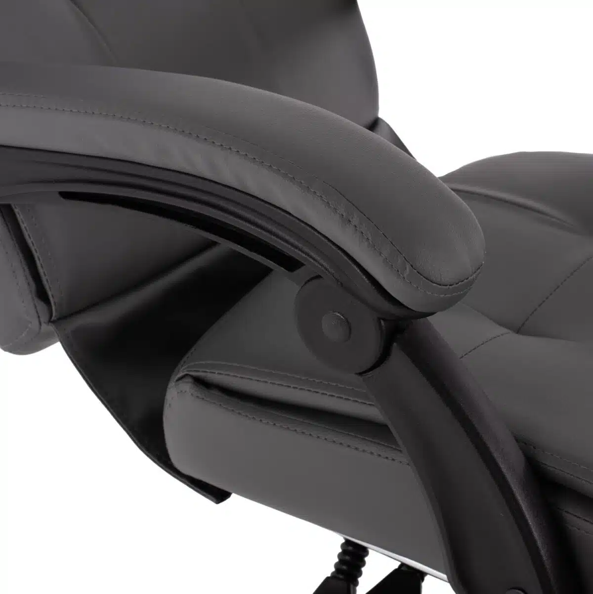 ΠΟΛΥΘΡΟΝΑ ΓΡΑΦΕΙΟΥ ΔΙΕΥΘΥΝΤΙΚΗ ΓΚΡΙ HM1057.20 ΜΕ ΠΤΥΣΣΟΜΕΝΟ ΥΠΟΠΟΔΙΟ 58x71x128Y εκ. - Image 7