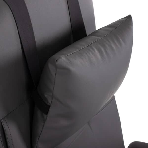 ΠΟΛΥΘΡΟΝΑ ΓΡΑΦΕΙΟΥ ΔΙΕΥΘΥΝΤΙΚΗ ΓΚΡΙ HM1057.20 ΜΕ ΠΤΥΣΣΟΜΕΝΟ ΥΠΟΠΟΔΙΟ 58x71x128Y εκ. - Image 8