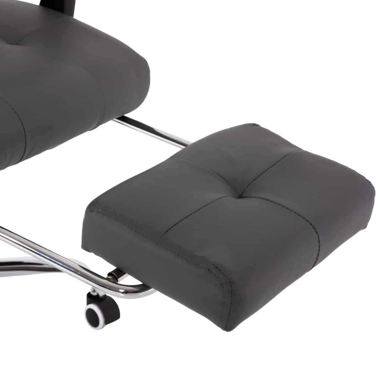 ΠΟΛΥΘΡΟΝΑ ΓΡΑΦΕΙΟΥ ΔΙΕΥΘΥΝΤΙΚΗ ΓΚΡΙ HM1057.20 ΜΕ ΠΤΥΣΣΟΜΕΝΟ ΥΠΟΠΟΔΙΟ 58x71x128Y εκ. - Image 10