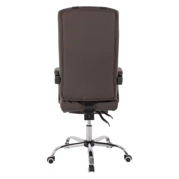 ΠΟΛΥΘΡΟΝΑ ΓΡΑΦΕΙΟΥ ΔΙΕΥΘΥΝΤΙΚΗ ΚΑΦΕ HM1057.19 ΜΕ ΠΤΥΣΣΟΜΕΝΟ ΥΠΟΠΟΔΙΟ 58x71x128Y εκ. - Image 7