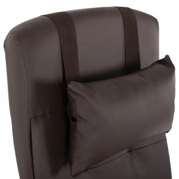 ΠΟΛΥΘΡΟΝΑ ΓΡΑΦΕΙΟΥ ΔΙΕΥΘΥΝΤΙΚΗ ΚΑΦΕ HM1057.19 ΜΕ ΠΤΥΣΣΟΜΕΝΟ ΥΠΟΠΟΔΙΟ 58x71x128Y εκ. - Image 8