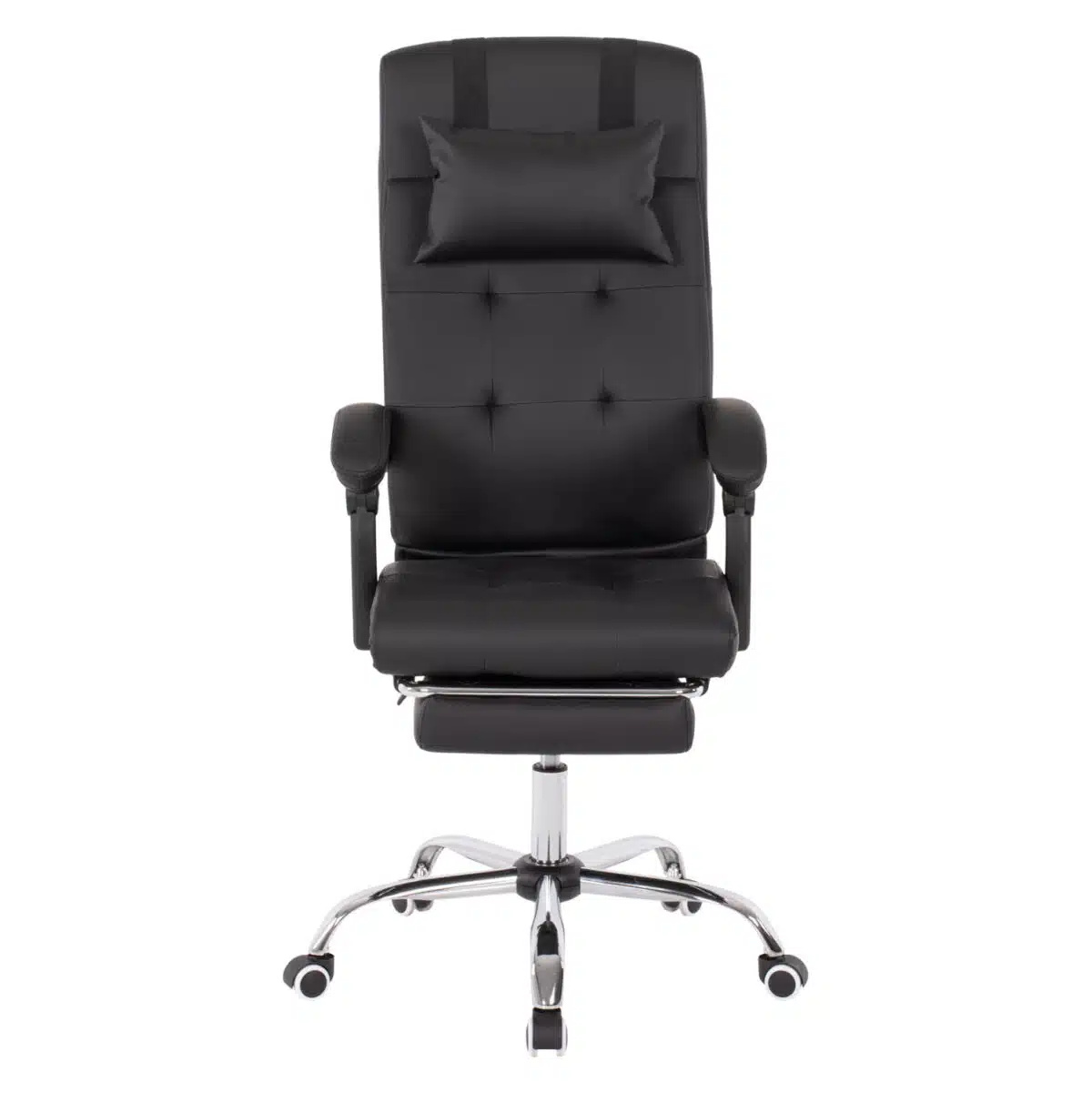 ΠΟΛΥΘΡΟΝΑ ΓΡΑΦΕΙΟΥ ΔΙΕΥΘΥΝΤΙΚΗ ΜΑΥΡΗ HM1057.11 ΜΕ ΠΤΥΣΣΟΜΕΝΟ ΥΠΟΠΟΔΙΟ 58x71x128Y εκ. - Image 3