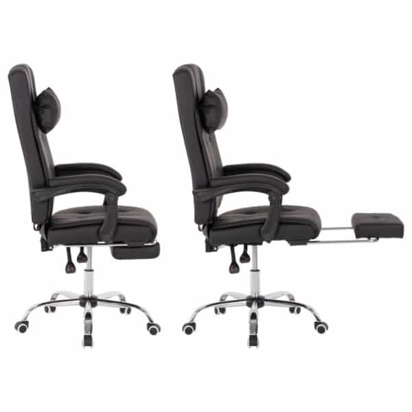 ΠΟΛΥΘΡΟΝΑ ΓΡΑΦΕΙΟΥ ΔΙΕΥΘΥΝΤΙΚΗ ΜΑΥΡΗ HM1057.11 ΜΕ ΠΤΥΣΣΟΜΕΝΟ ΥΠΟΠΟΔΙΟ 58x71x128Y εκ. - Image 4