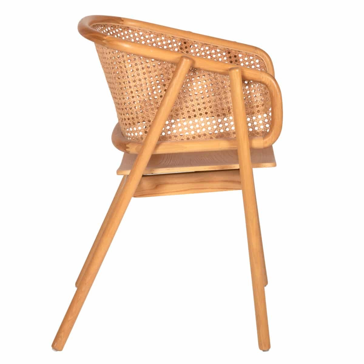 ΠΟΛΥΘΡΟΝΑ KENLEE HM9872 ΦΡΑΞΙΝΟΣ ΚΑΙ ΦΥΣΙΚΟ RATTAN RATTAN ΣΕ ΦΥΣΙΚΟ 57,5x55x81Yεκ. - Image 4