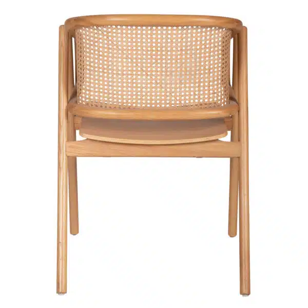 ΠΟΛΥΘΡΟΝΑ KENLEE HM9872 ΦΡΑΞΙΝΟΣ ΚΑΙ ΦΥΣΙΚΟ RATTAN RATTAN ΣΕ ΦΥΣΙΚΟ 57,5x55x81Yεκ. - Image 6