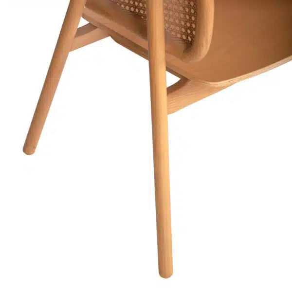 ΠΟΛΥΘΡΟΝΑ KENLEE HM9872 ΦΡΑΞΙΝΟΣ ΚΑΙ ΦΥΣΙΚΟ RATTAN RATTAN ΣΕ ΦΥΣΙΚΟ 57,5x55x81Yεκ. - Image 9