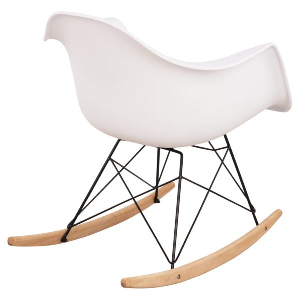 ΠΟΛΥΘΡΟΝΑ ΚΟΥΝΙΣΤΗ ΜΕ ΚΑΘΙΣΜΑ ΛΕΥΚΟ MIRTO & ΜΑΥΡΟ ΣΚΕΛΕΤΟ HM0035.11 61x71x64 εκ. - Image 5