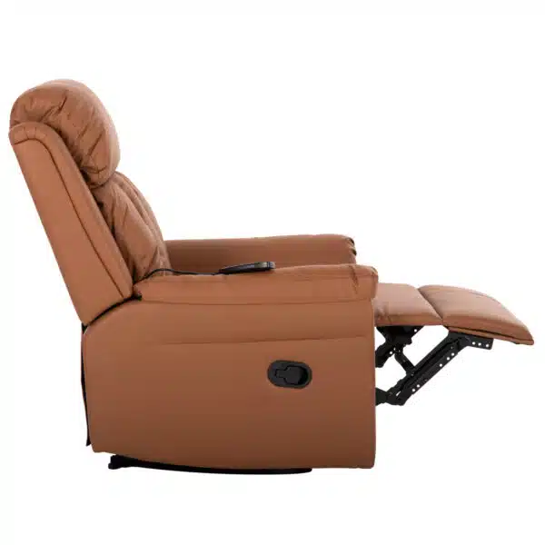 ΠΟΛΥΘΡΟΝΑ ΜΑΣΑΖ HAPPER HM9785.12 ΚΑΦΕ PU 76x94x102Υ εκ. - Image 4
