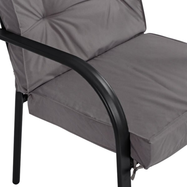 ΠΟΛΥΘΡΟΝΑ ΜΕΤΑΛΛΙΚΗ ENDIKA ΣΕ ΓΚΡΙ ΧΡΩΜΑ ΜΕ ΜΑΞΙΛΑΡΙ 60Χ71Χ105Υ εκ.HM5680.01 - Image 7