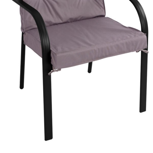 ΠΟΛΥΘΡΟΝΑ ΜΕΤΑΛΛΙΚΗ ENDIKA ΣΕ ΓΚΡΙ ΧΡΩΜΑ ΜΕ ΜΑΞΙΛΑΡΙ 60Χ71Χ105Υ εκ.HM5680.01 - Image 9